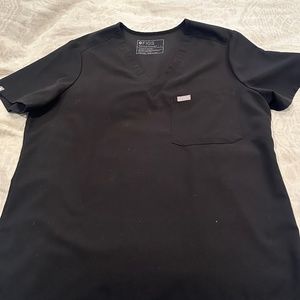 Figs Catarina/Jogger Scrub Set, Black, L/LP